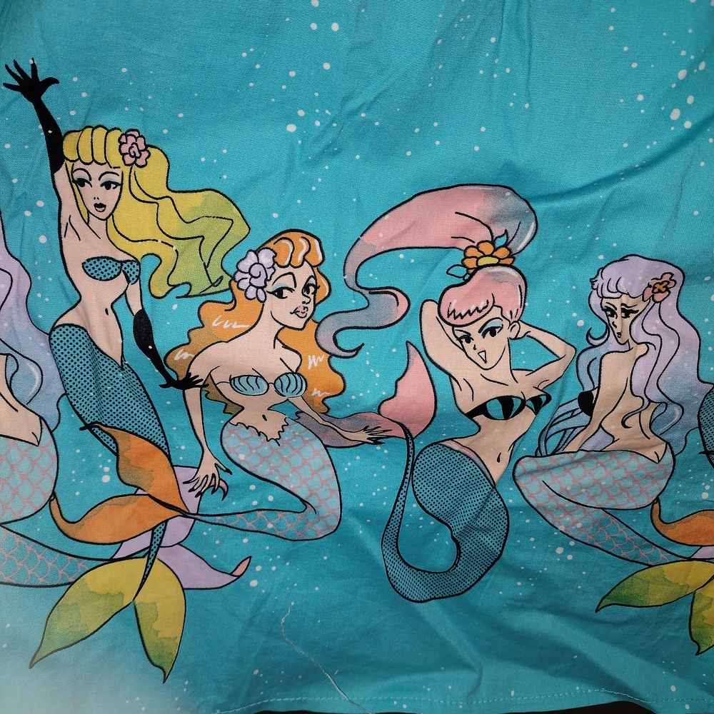 Mermaid Print Dancing Days Rockabilly Dress